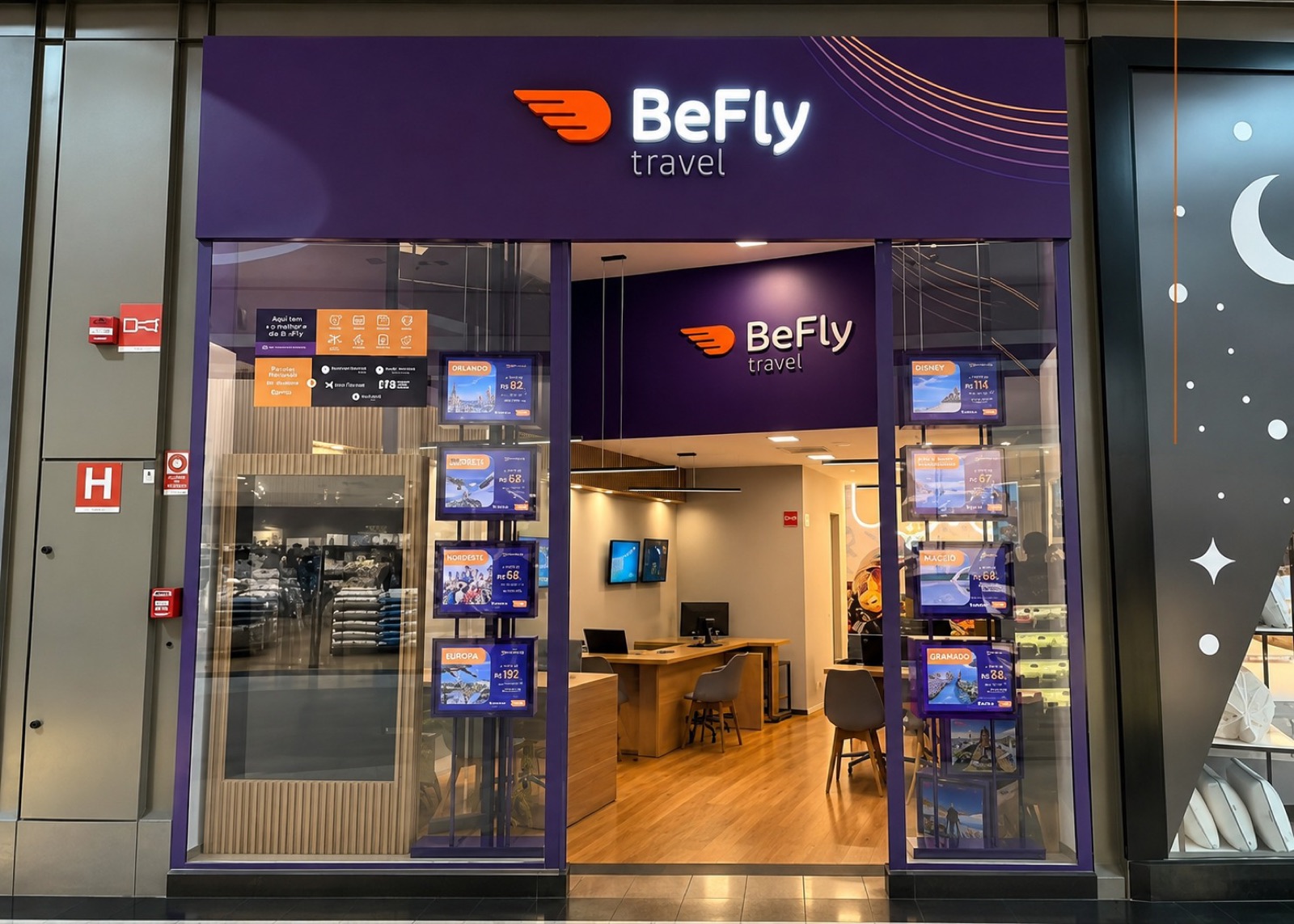Loja BeFly entregue pela Nista