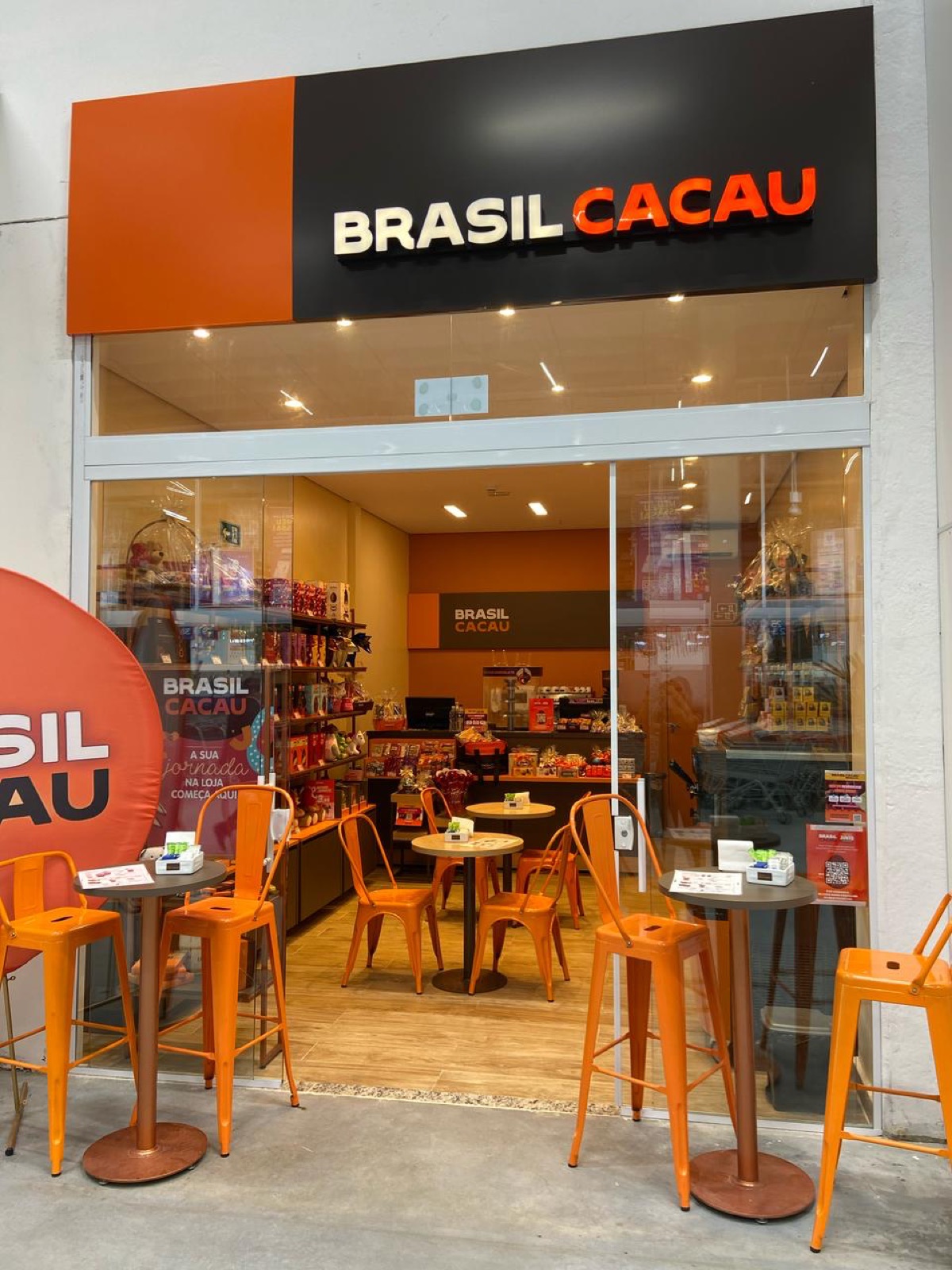 Loja Brasil Cacau entregue pela Nista