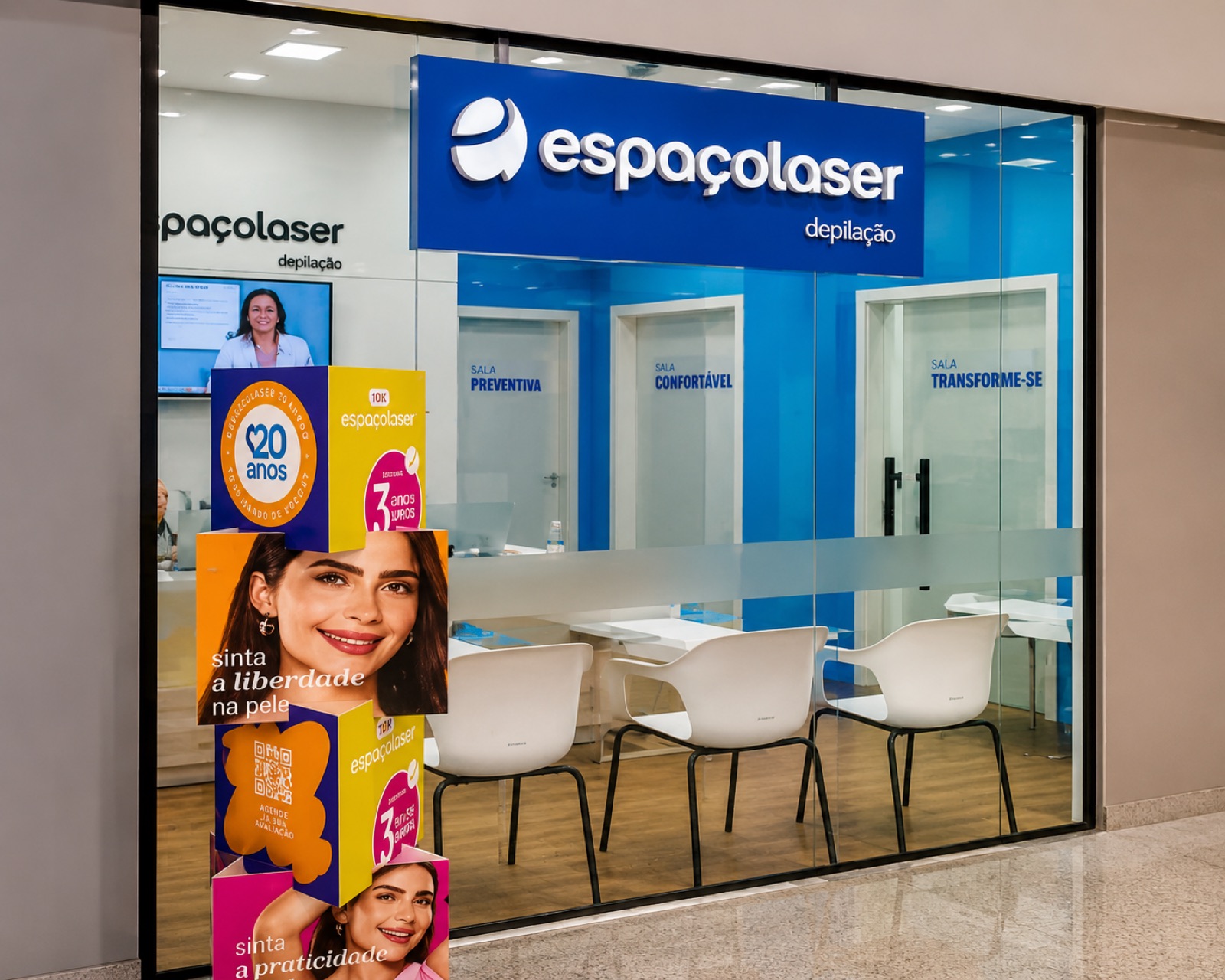 Loja Espaçolaser entregue pela Nista