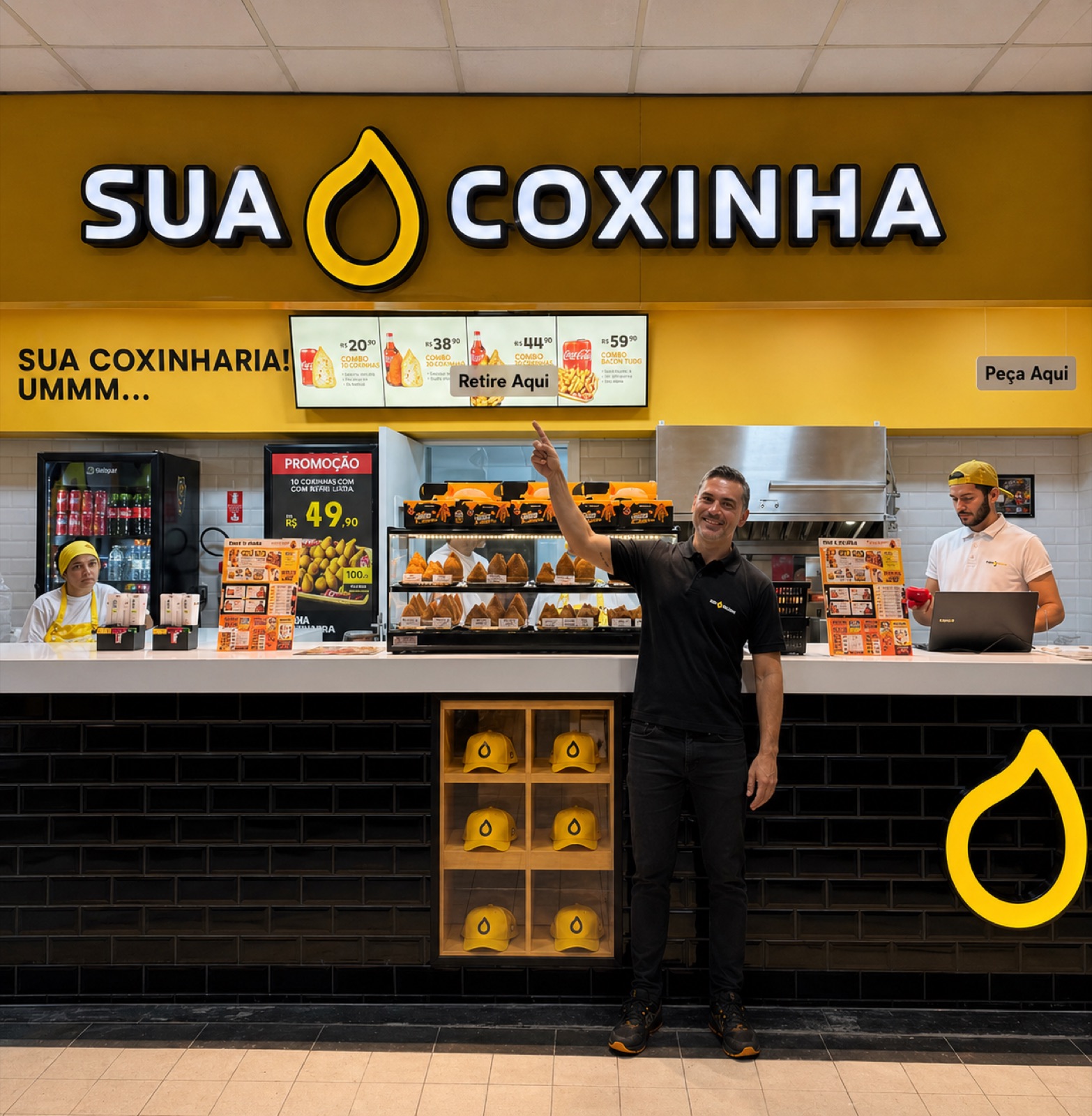 Loja Sua Coxinha entregue pela Nista
