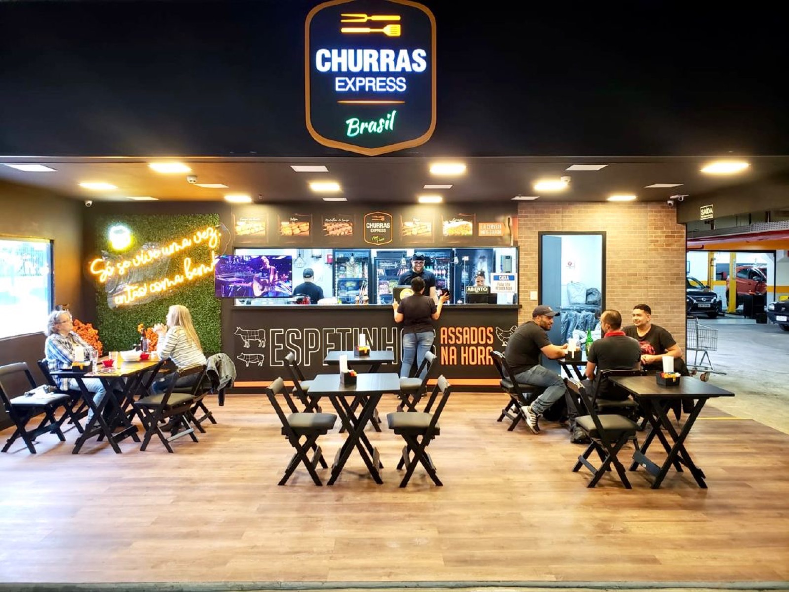 Loja Churras Express entregue pela Nista