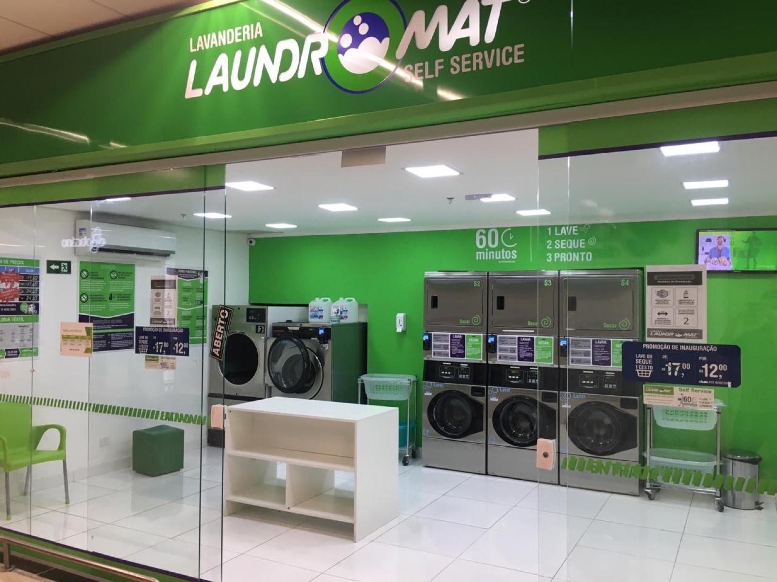 Loja Laundromat entregue pela Nista